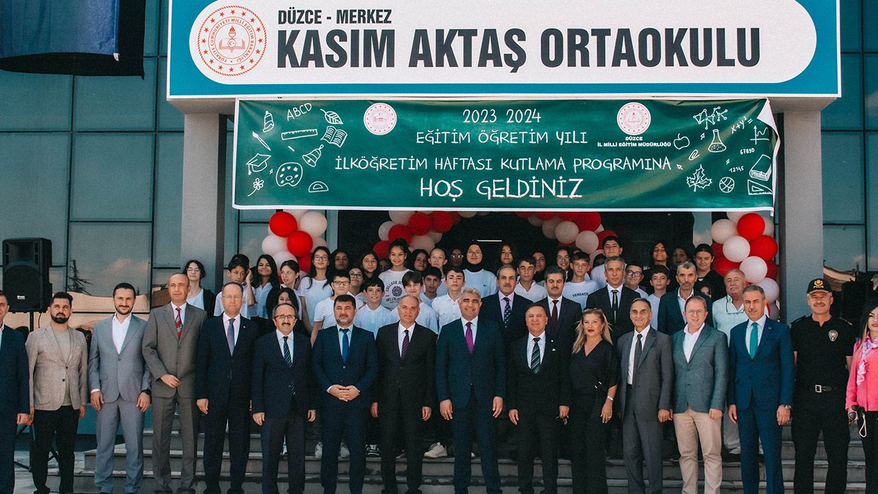 Kasım Aktaş Secondary School Was Opened With a Ceremony.