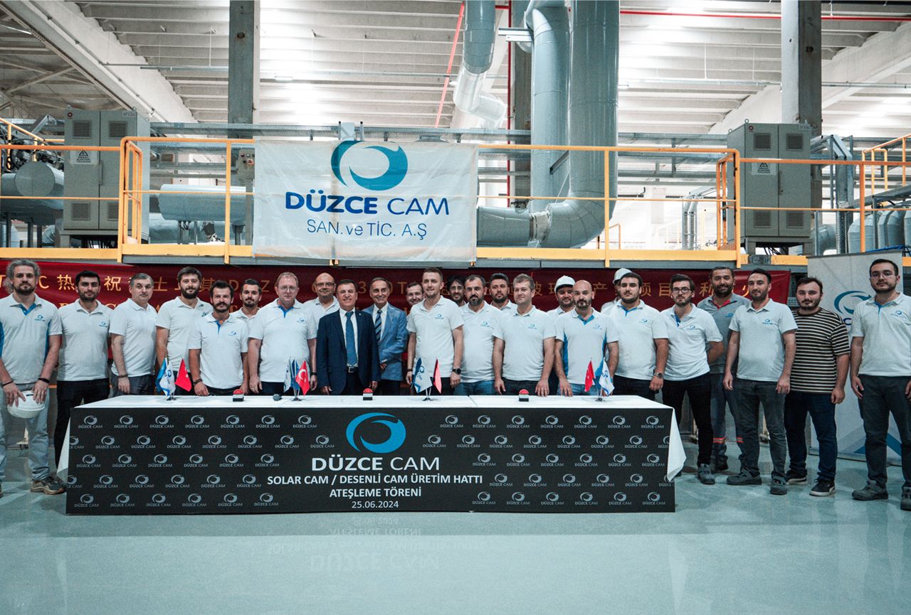 DCS Solar Glass Line was Opened with a Ceremony.